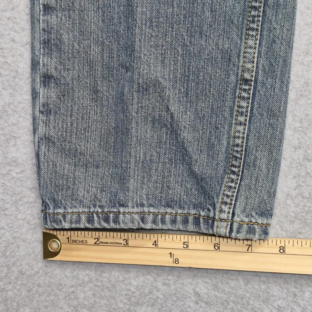Levi's 505 Jeans Mens 32x34 Medium Wash Blue Denim Regular Fit Straight Leg